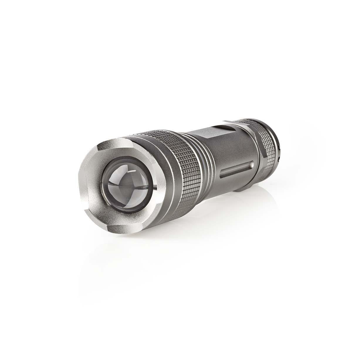 Nedis LED Taskulamppu | Paristokäyttöinen | 4.5 V DC | 5 W | 3x AAA/LR03 | Nimellisvaloteho: 330 lm | Valoalue: 200 m | Säteen kulma: 48 °