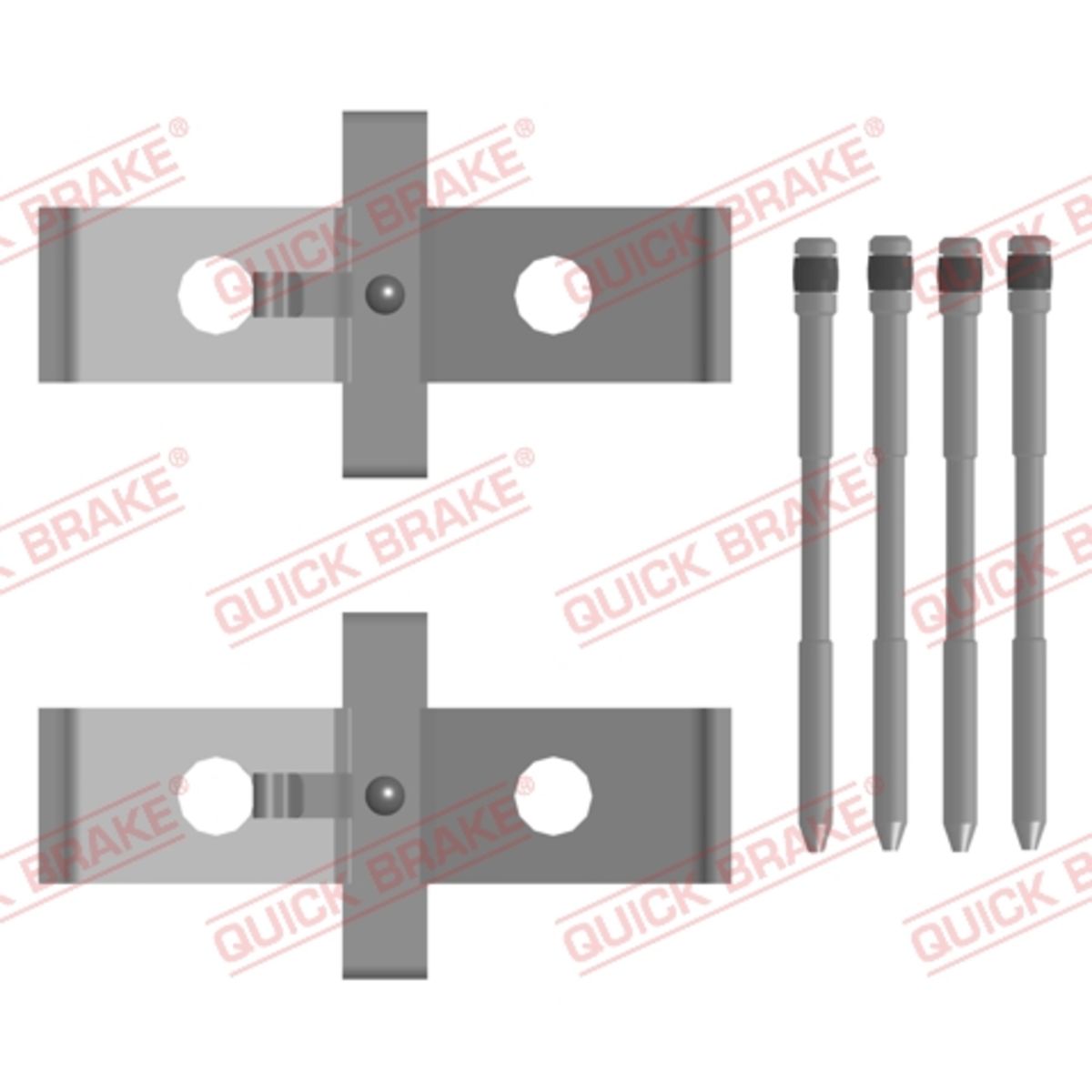 Jarrupalojen asennussarja QUICK BRAKE 109-0136