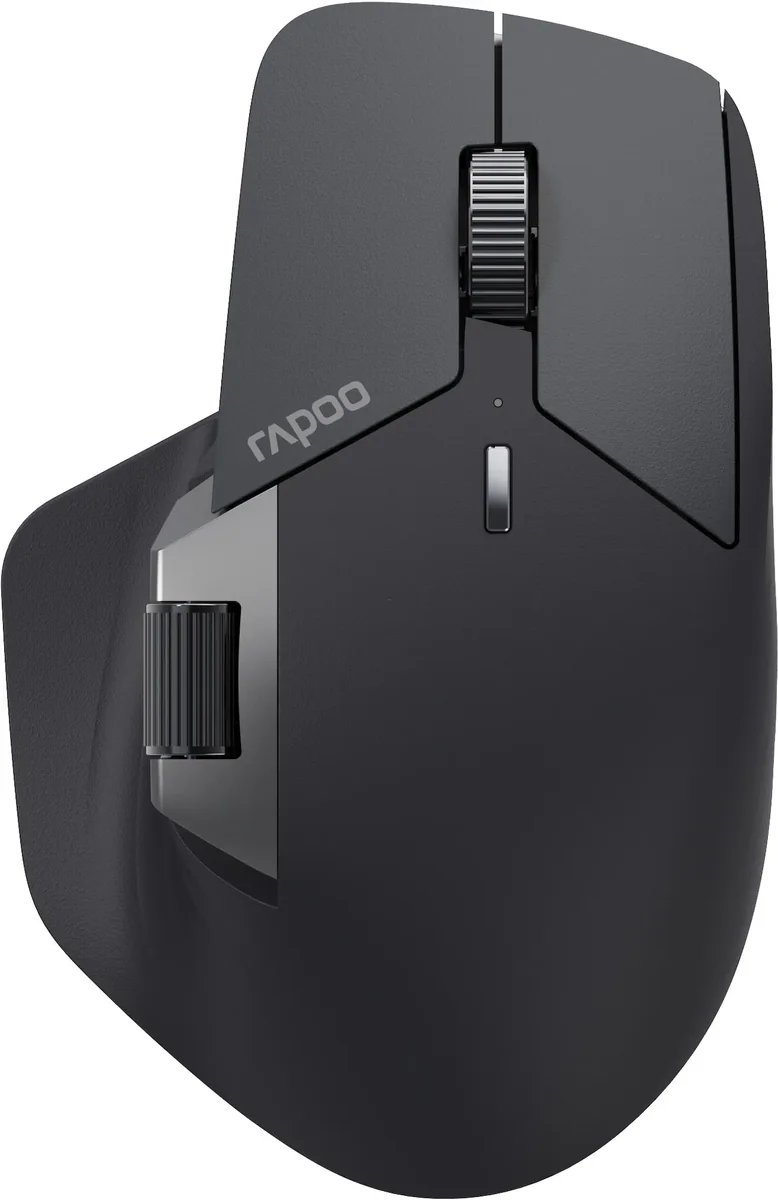 RAPOO MT760L -langaton ergonominen hiiri, musta, harmaa