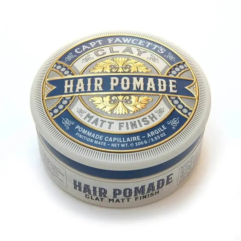 Hiusvoide matta viimeistelyllä Captain Fawcett Hair Pomade Clay Matt Finish 100 g