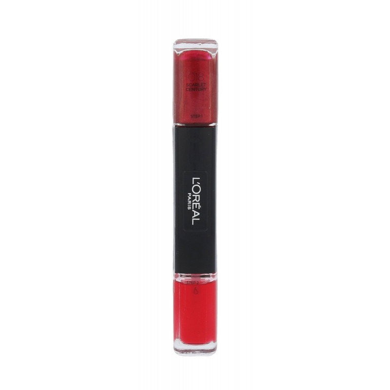 L'Oreal Paris 2 in 1 Infallible Kynsilakka 018 Scarlet Century 2 x 5 ml