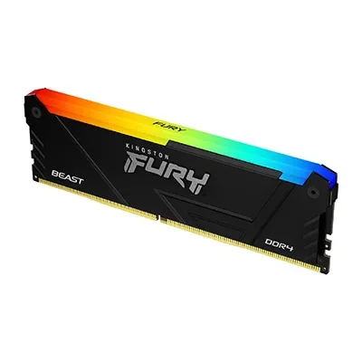 Kingston FURY Beast RGB DDR4-3200 - 32GB - CL16 - Single Channel (1 pcs) - Intel XMP - Musta