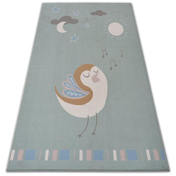 Matot Rugsx Lasten Matto LOKO Lintu vehreys liukastumisenesto 120x170 cm 120x170 cm