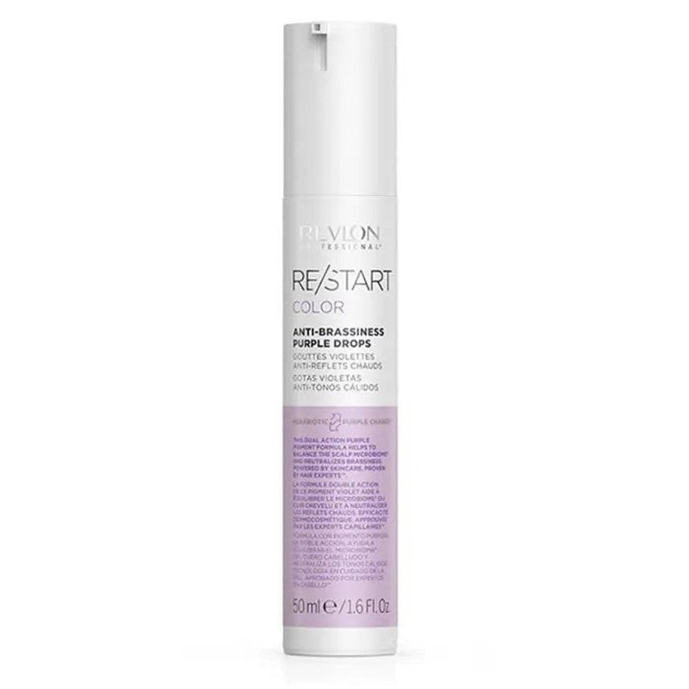 Revlon professional Restart Color Drops Viola Anti-Brassiness - Purppuratipat vaaleille hiuksille -50ml