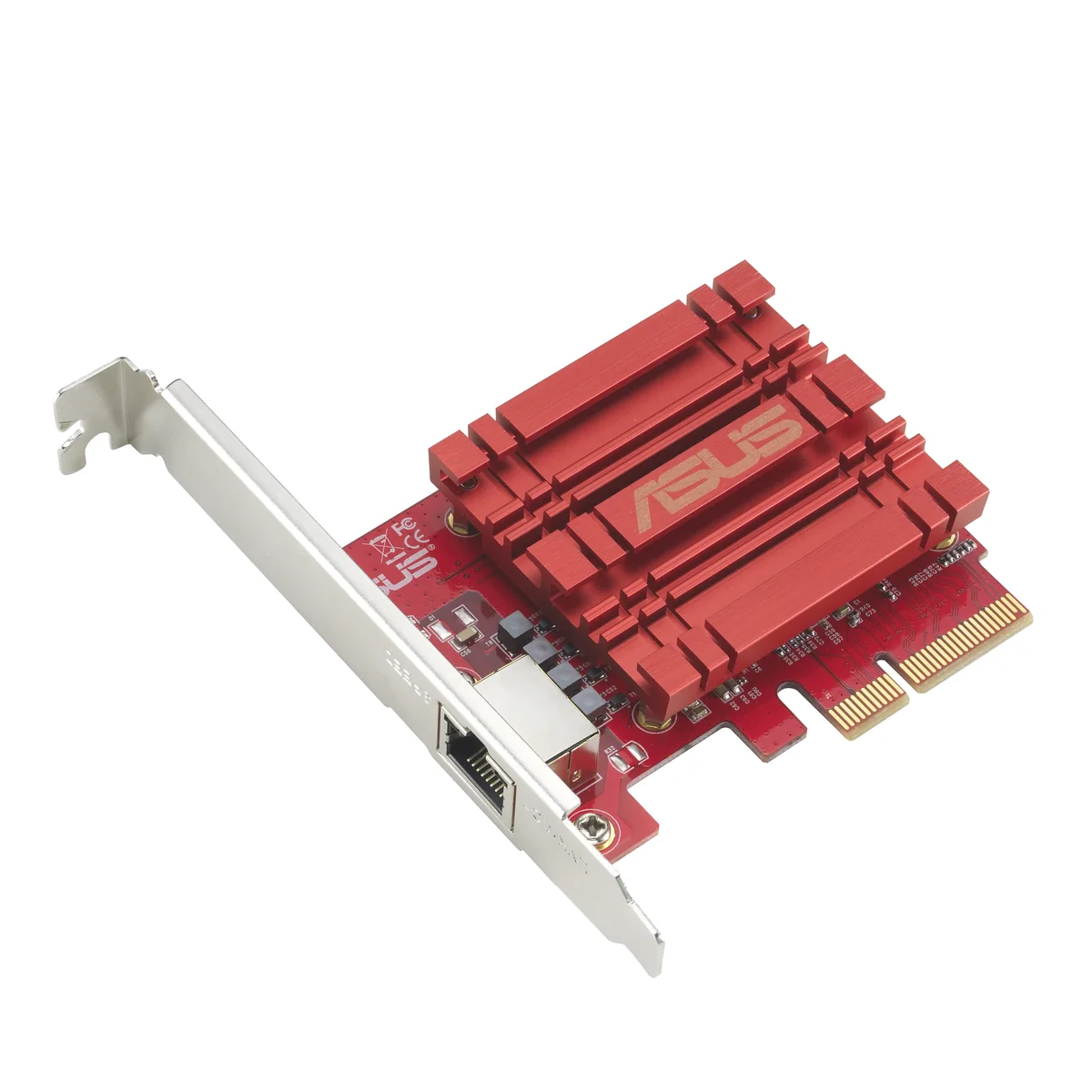 ASUS XG-C100C 10GBase-T PCIe-verkkosovitin RJ-45 (5/2.5/1GB yhteensopiva)