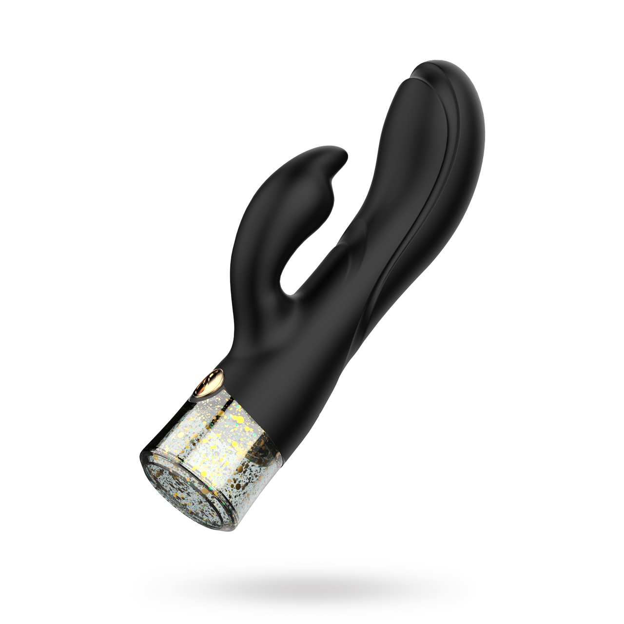 The Bling Bling Rabbit With Gold Flakes & LED Light Jänisvibraattori
