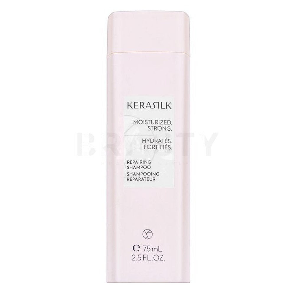 Kerasilk Essentials Puhdistava ja ravitseva korjaava shampoo vaurioituneille ja kuiville hiuksille 75 ml