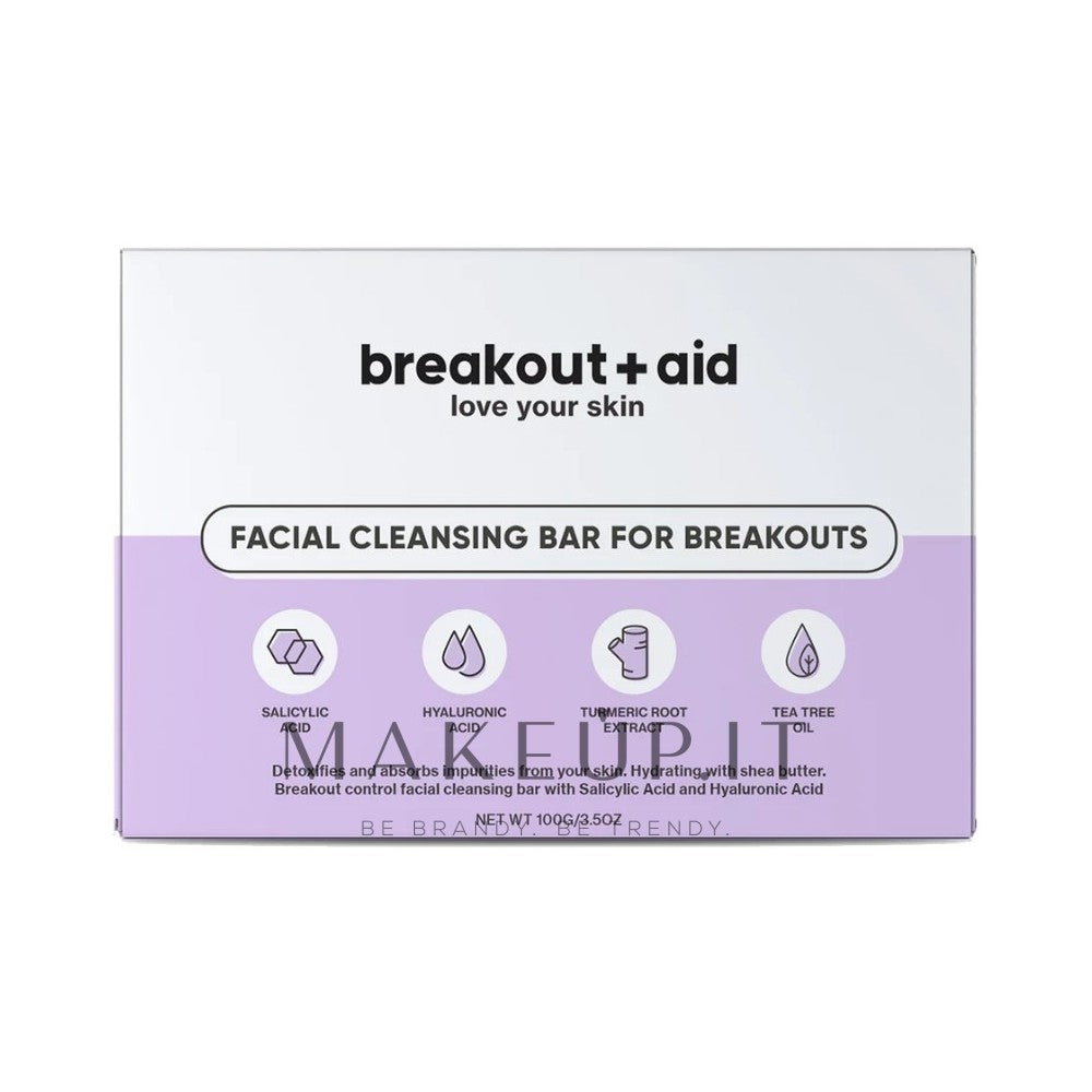 Breakout+aid Kasvojen puhdistussaippua ihottumaa vastaan 100g