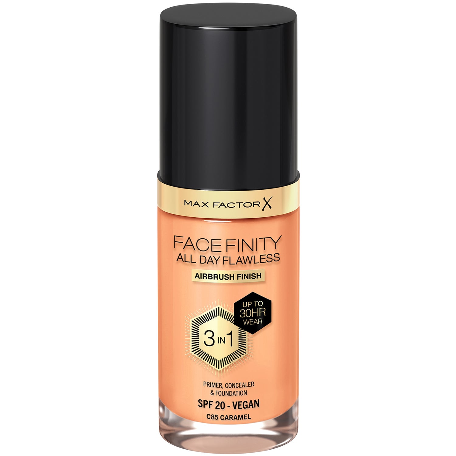 Max Factor Facefinity All Day Flawless 3In1 Foundation C85 Caramel 30 ml