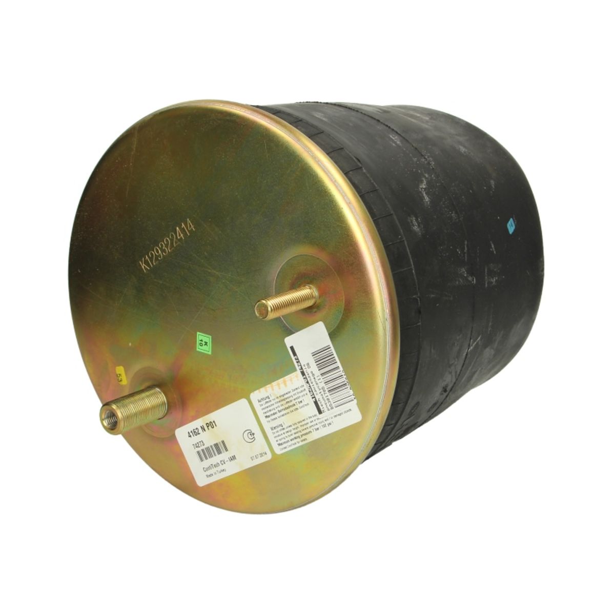 Metallipalje, ilmajousitus CONTITECH AIR SPRING 4162 N P01