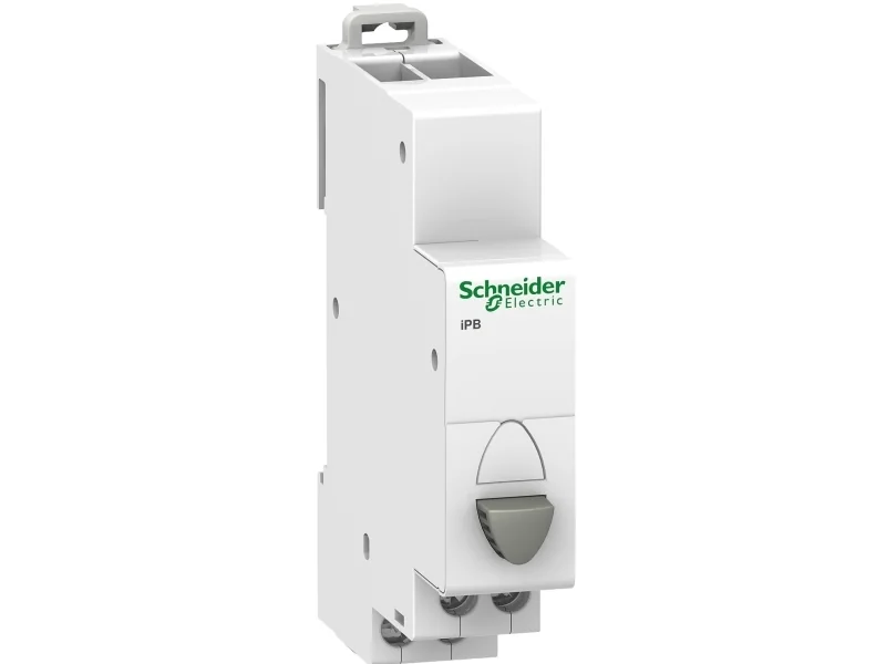 Schneider Electric Acti9 ipb 1no single push button Harmaa