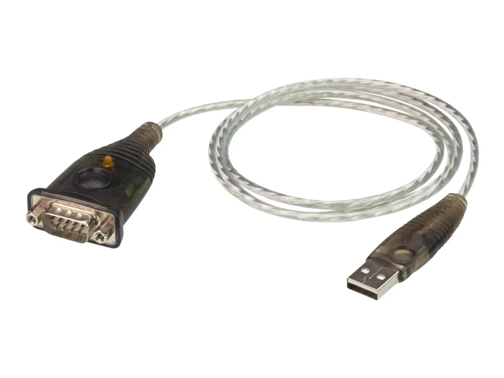 ATEN UC232A1-AT - RS-232-sarjasovitin, musta, metallinen