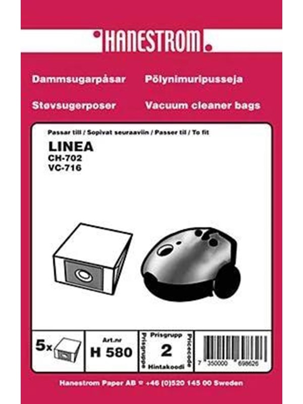 Haneström Pölypussit, mikrokuitu, 5kpl. DU12197 Vastaa: N/A