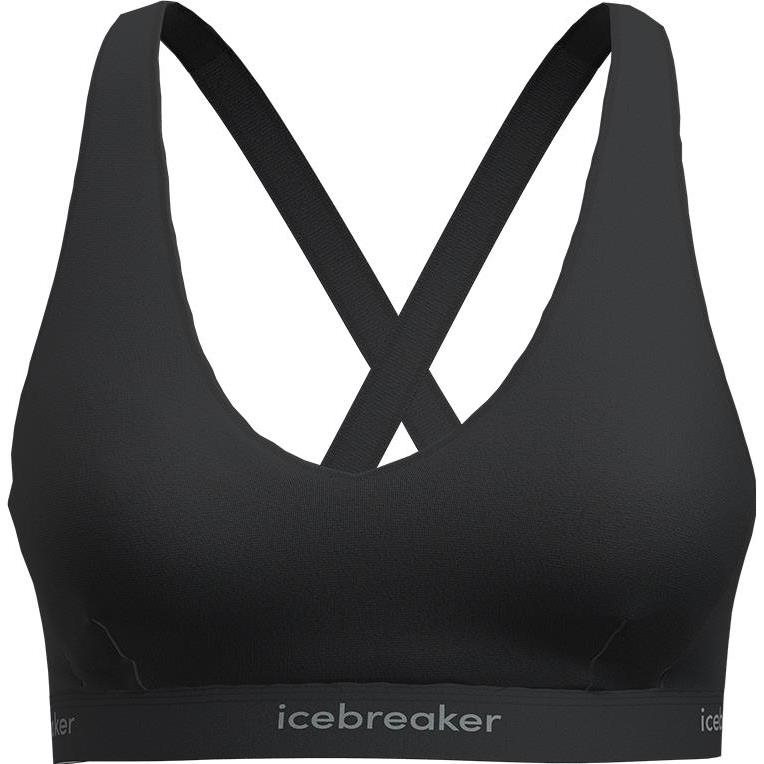 Icebreaker W Mer 125 Cool-LiteSprite Racerback Bra Black - M