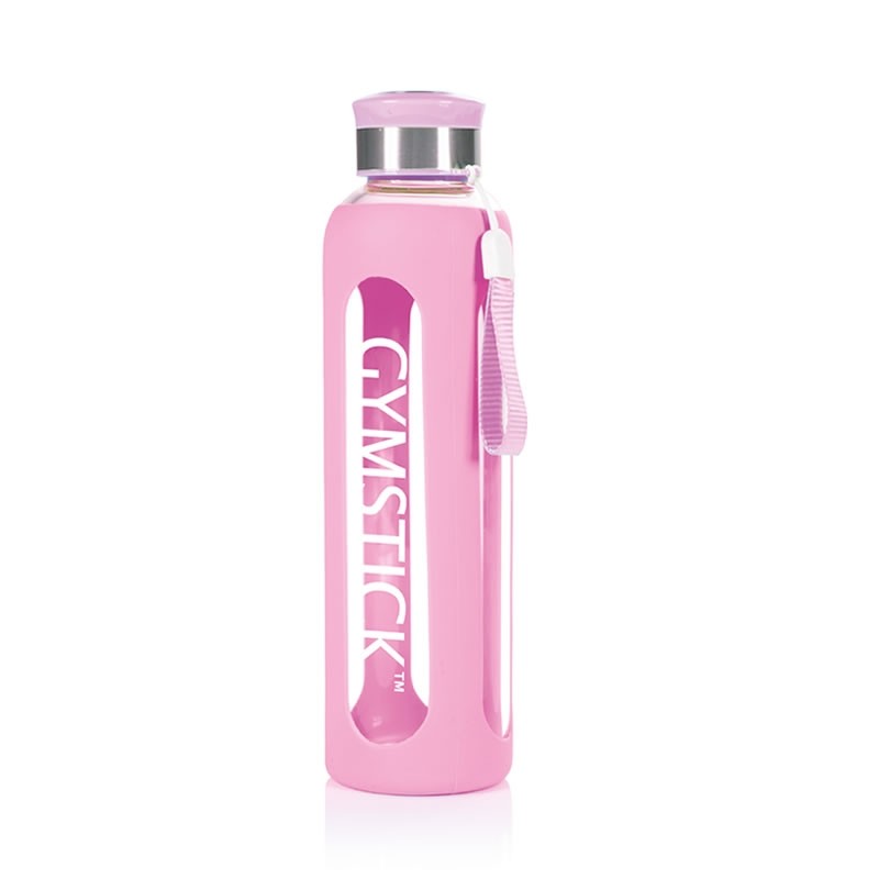 Gymstick Lasinen Juomapullo 0.6L - Pinkki
