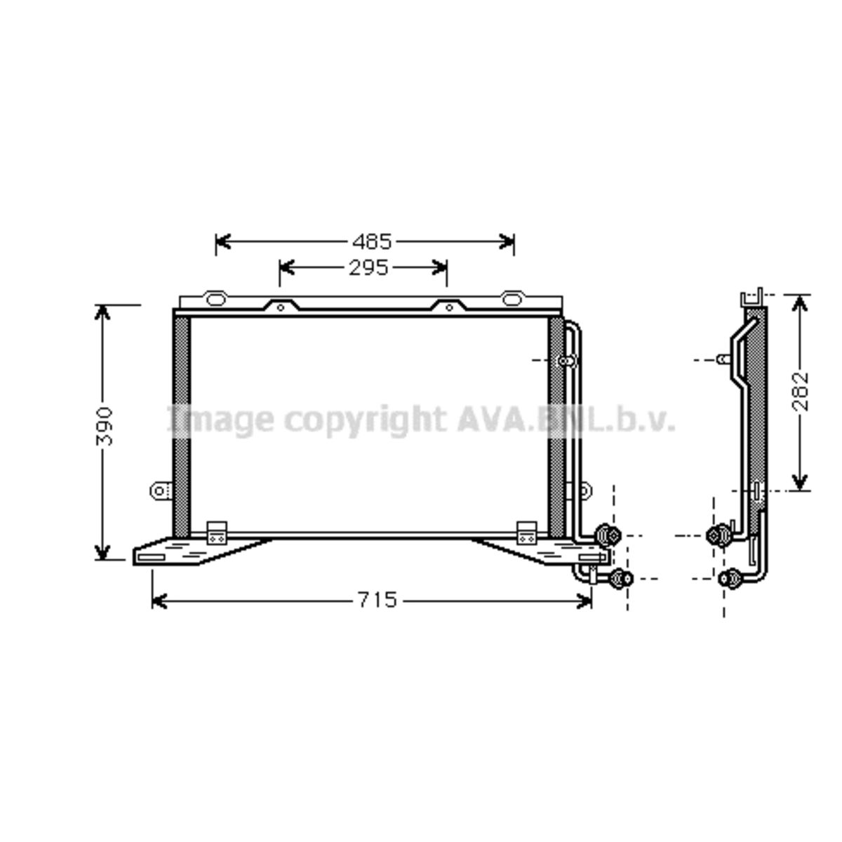 Lauhdutin, ilmastointilaite AVA COOLING SYSTEMS MSA5268
