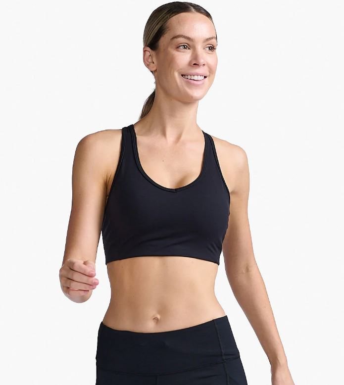 2XU Motion Racerback Bra Black/Black - XS