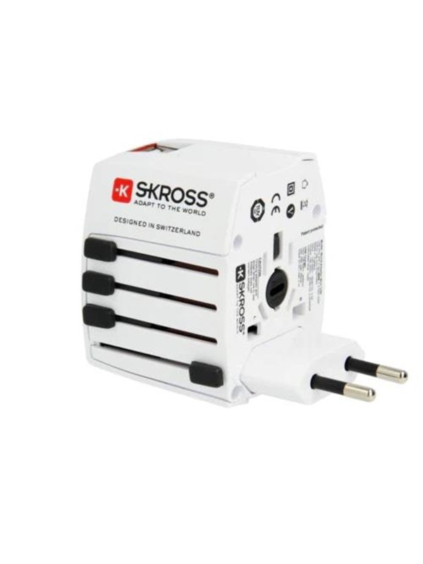 SKROSS World Adapter MUV 2xUSB (2,4A) Vit
