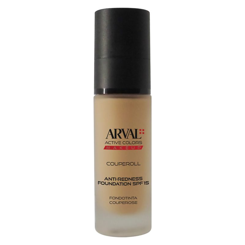 Arval Active Colors Couperoll Anti-Redness Foundation SPF15 — punoitusta estävä meikkivoide 00 Beige Neutro 30 ml