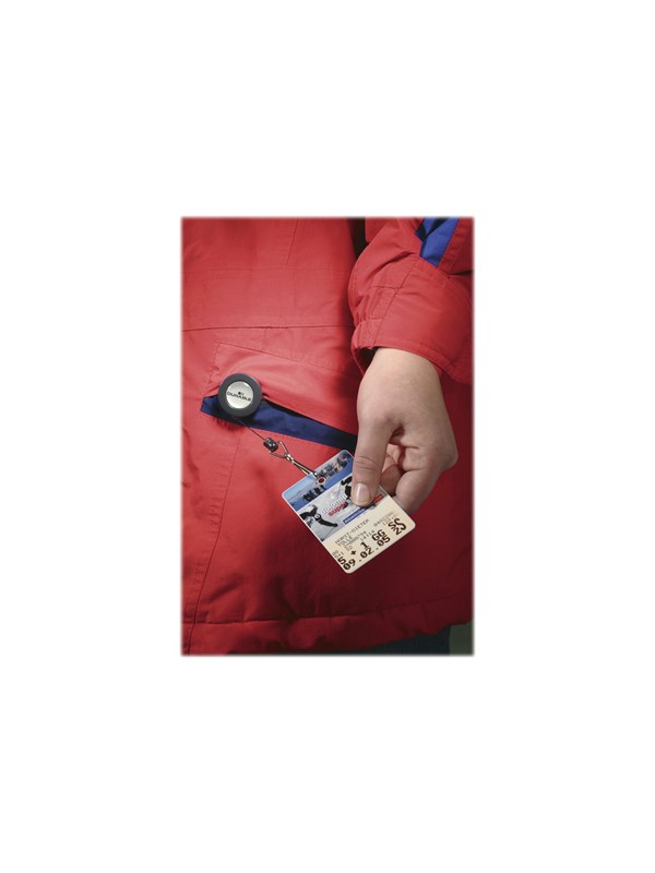 DURABLE Badge reel with spring hook