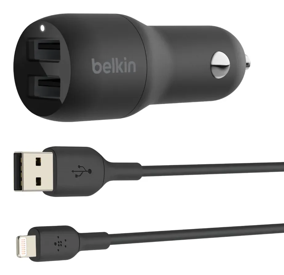Belkin Boost Charge, Auto, Tupakansytytin, 1 m, Musta