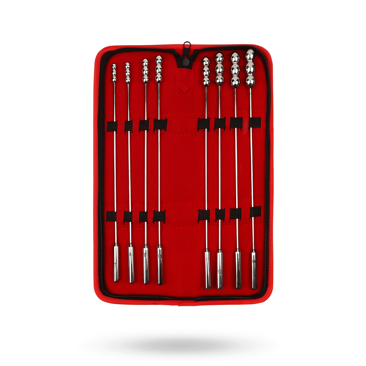 Mr. Steel Rosebud Urethral Sounds 8-pack Dilaattoripaketti