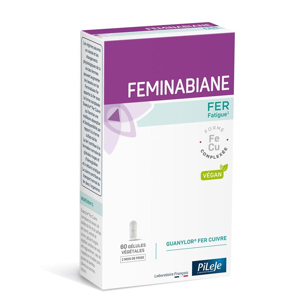 Pileje Feminabiane Iron 60 kapselia