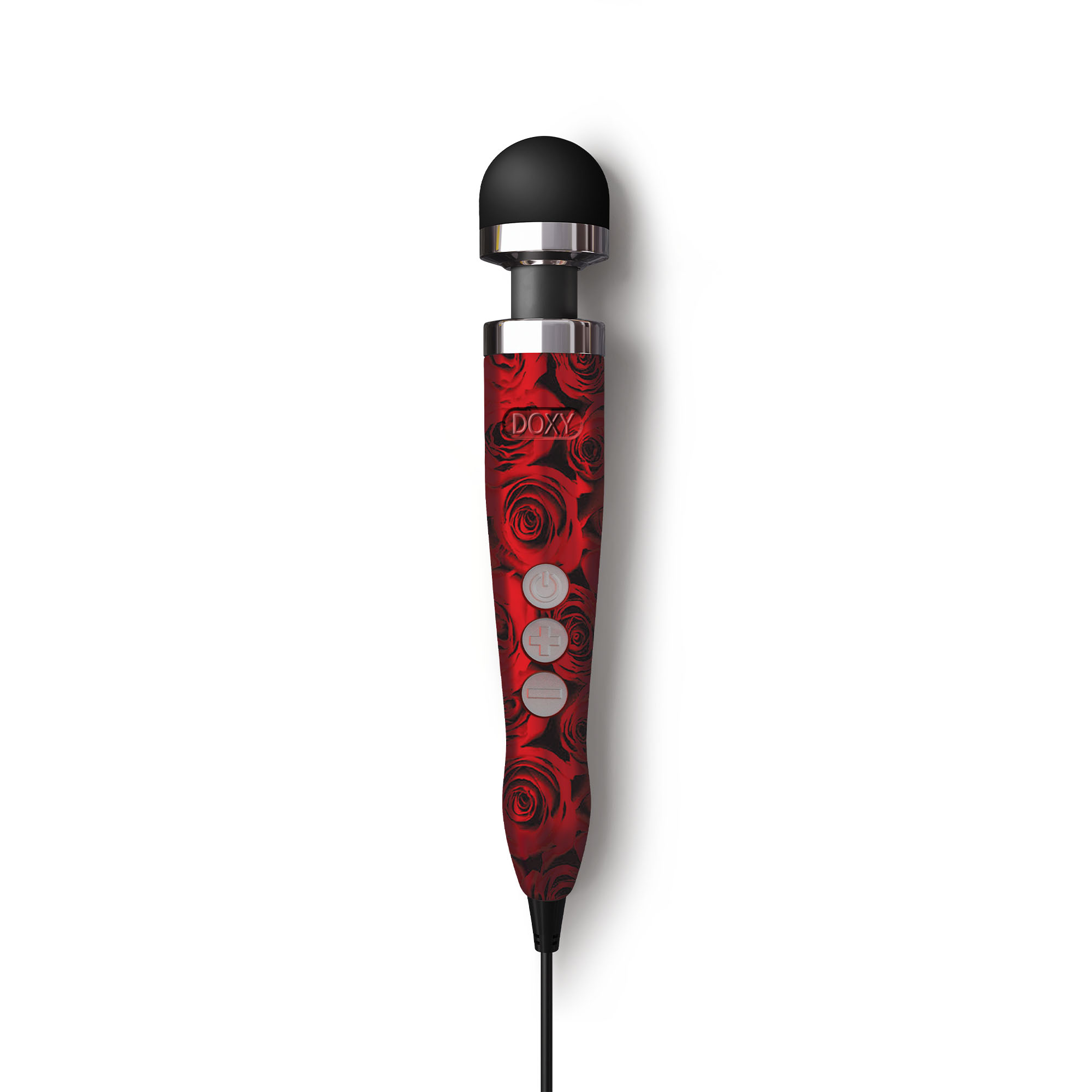 Doxy Number 3 Wand Massager Rose Pattern Magic wand/hieronta sauva