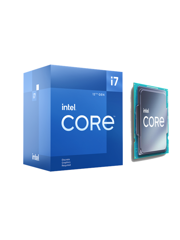 Intel Core i7-12700F Alder Lake CPU - 12 ydintä - 2.1 GHz - Intel LGA1700 - Intel Boxed (jäähdyttimen kanssa)