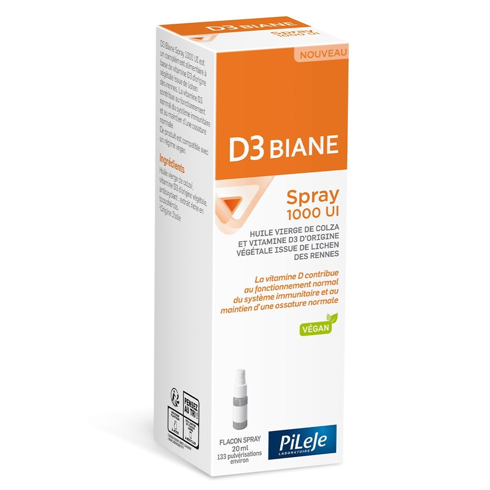 Pileje D3 Biane Spray 1000UI 20ml