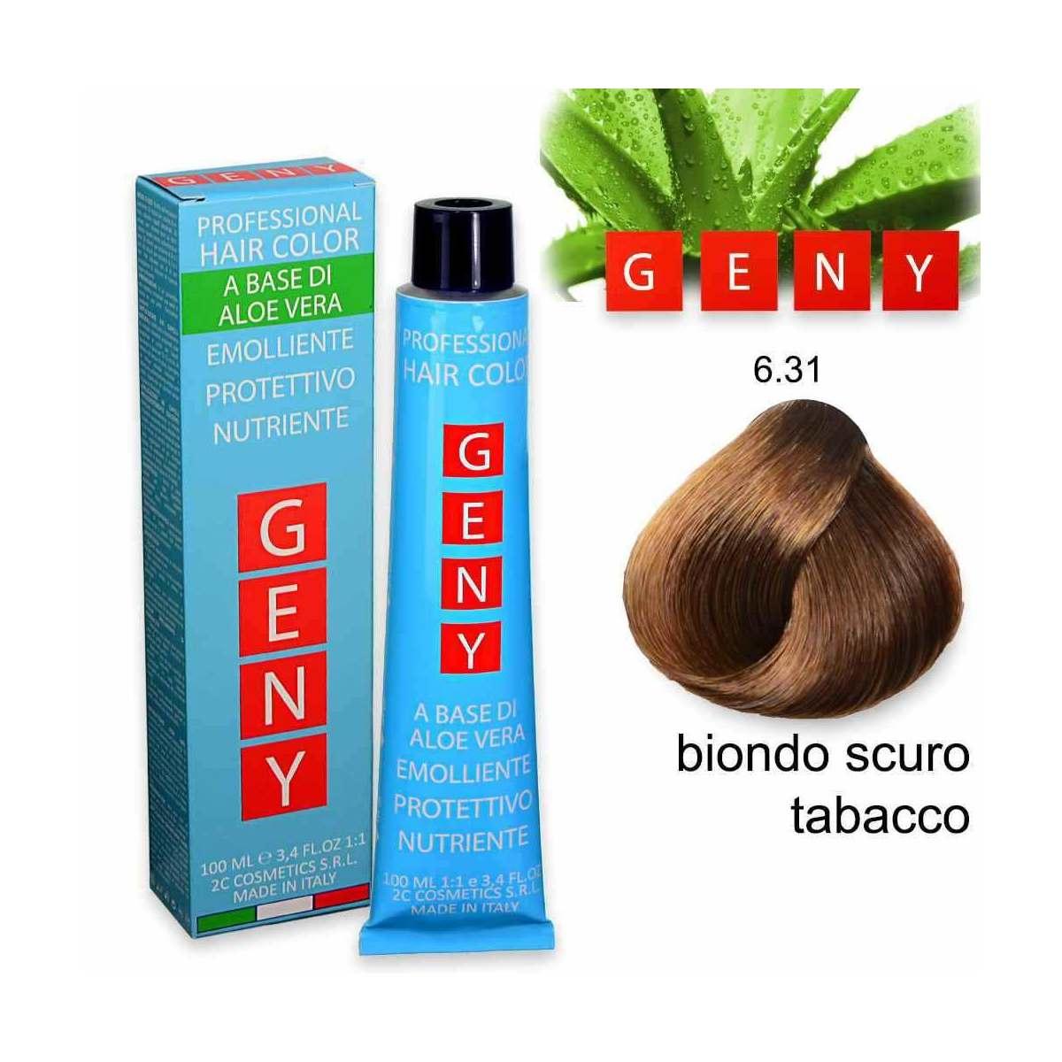 Geny Professional Värjäys 100 ml Tummanvaalea Tupakka 6.31