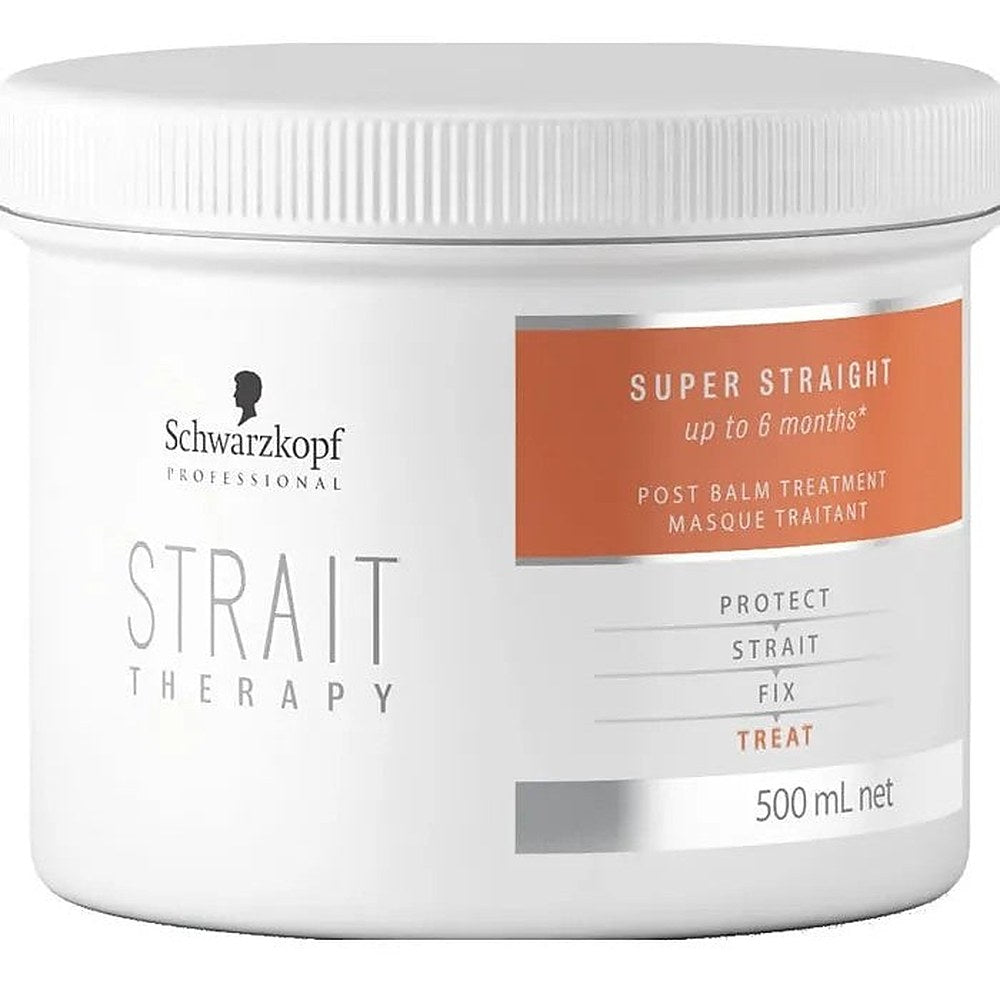 Schwarzkopf Professional STRAIT Therapy Post Balm -hoito maschera rakenneuudistus vahvemmille hiuksille 500 ml