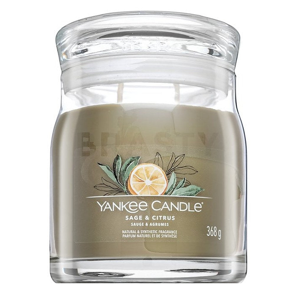 Yankee Candle Sage & Citrus Candle Signature (salvia ja sitrushedelmät) - 368,0 g