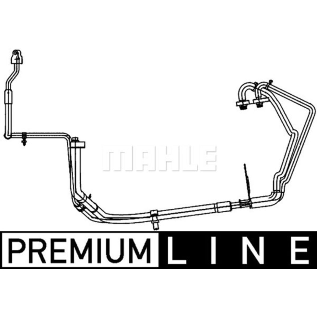 Korkeapaine- / matalapainejohto, ilmastointilaite MAHLE AP 109 000P