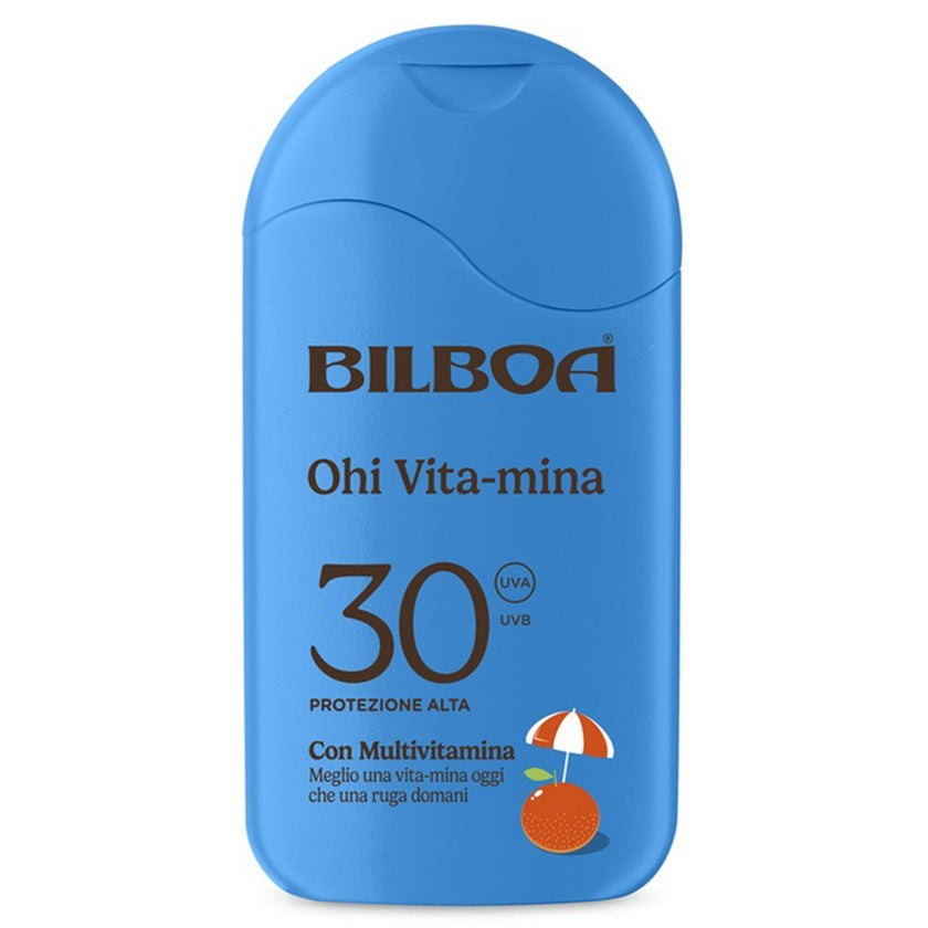 Bilboa Ohi Vitamina Latte -rusketusmaito vitamiineilla SPF 30 200 ml