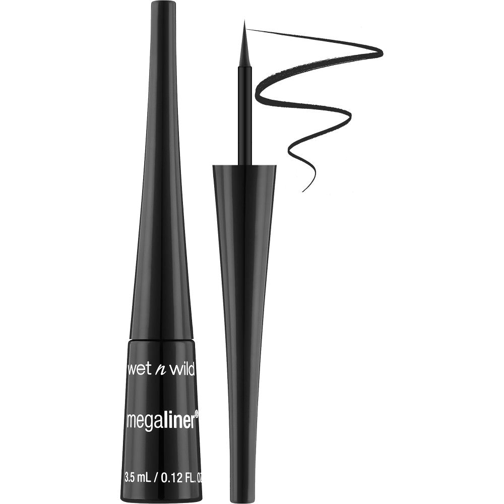 Wet N Wild Megaliner Nestemäinen Eyeliner - E8711 Musta