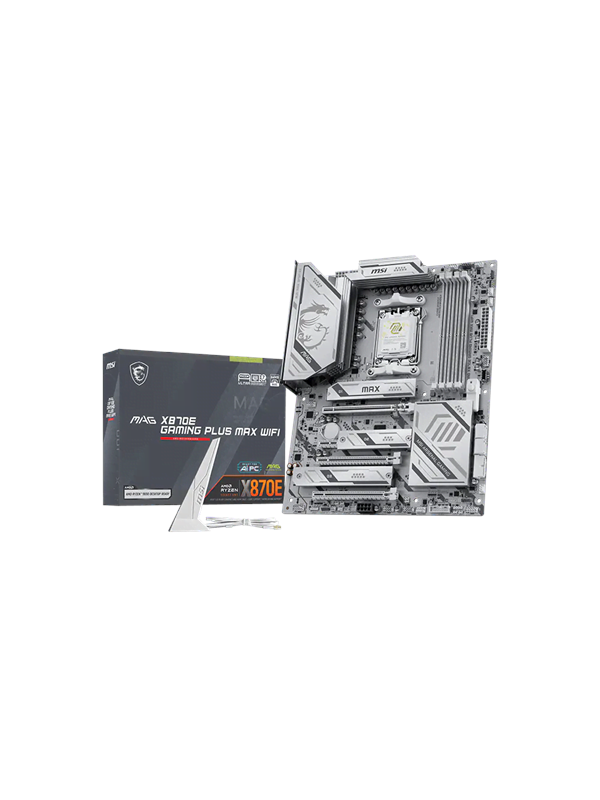 MSI MAG X870E GAMING PLUS MAX WIFI Emolevy - AMD X870E - AMD AM5 - DDR5 RAM - ATX