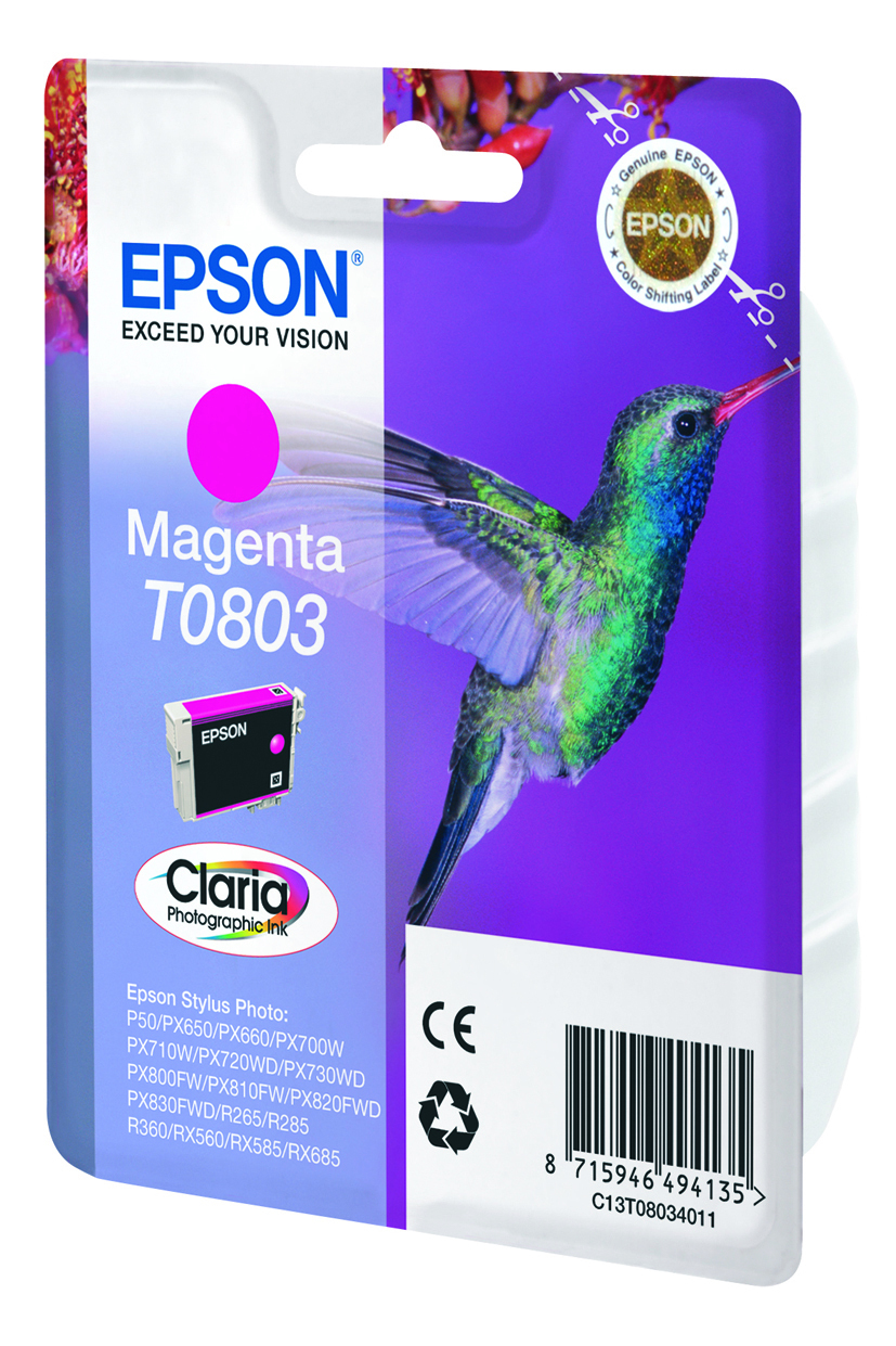 Epson Epson T0803 Mustepatruuna Magenta T0803 Vastaa: N/A
