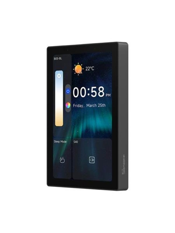 Sonoff Smart Control Panel 120 Matter WiFi/Bluetooth/ZigBee (black)