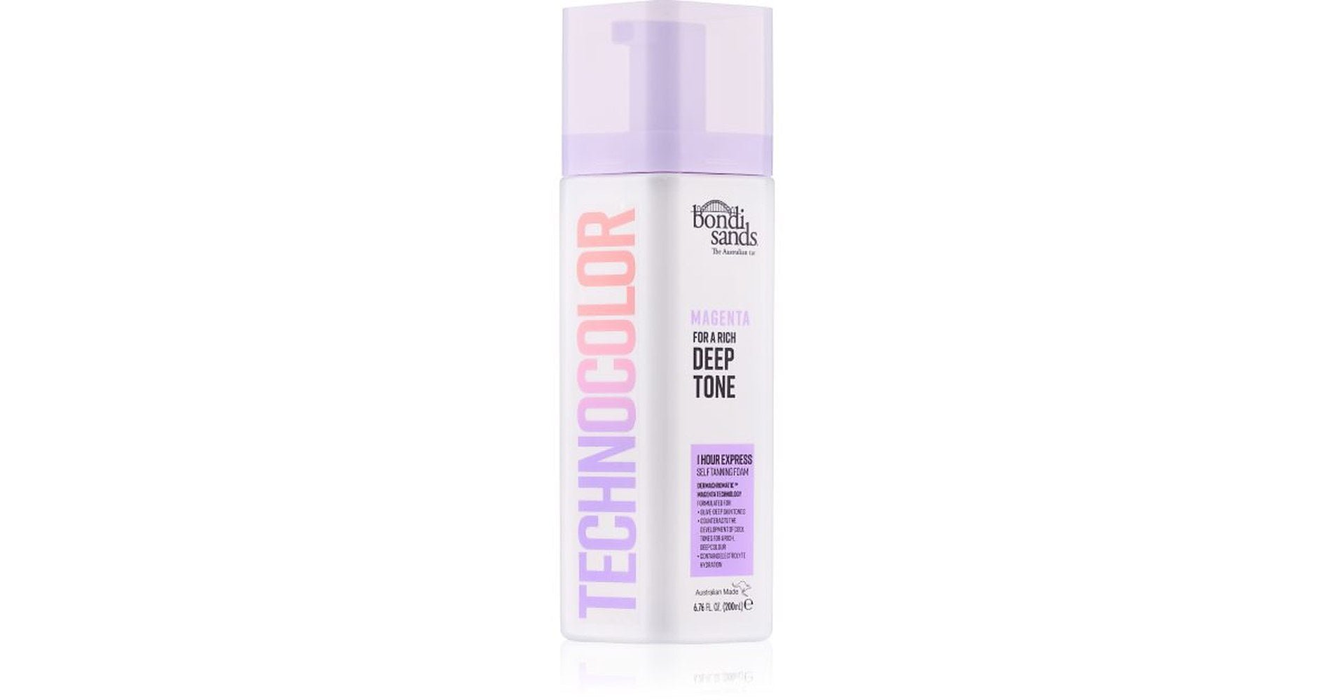 Bondi Sands Technocolor Itseruskettava vaahto väri Deep Rich Tone 200 ml