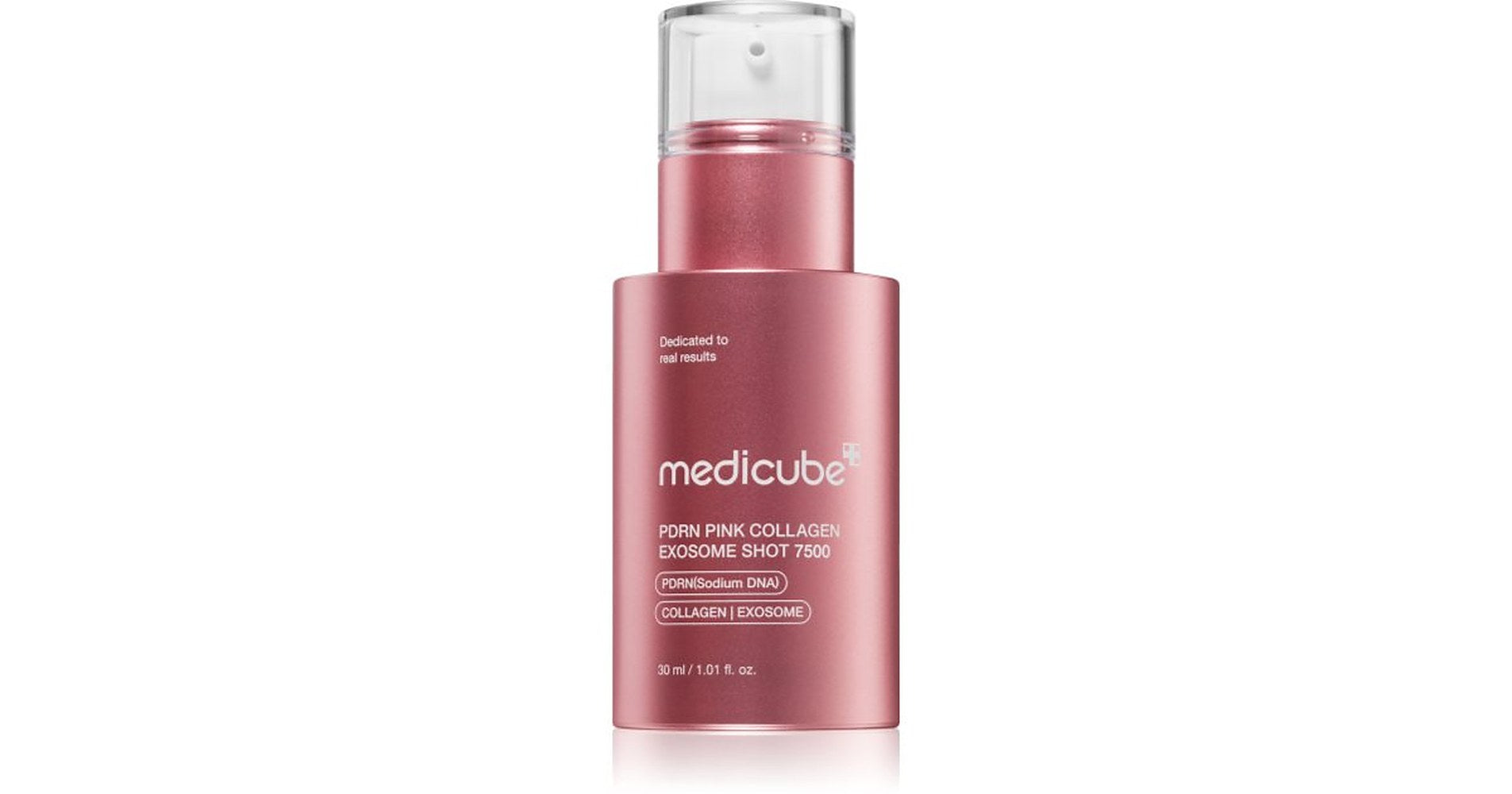 medicube PDRN Pink Exosome Shot Serum 7500 uudistava kasvoserumi ihon tasoittamiseen ja huokosten pienentämiseen 30 ml