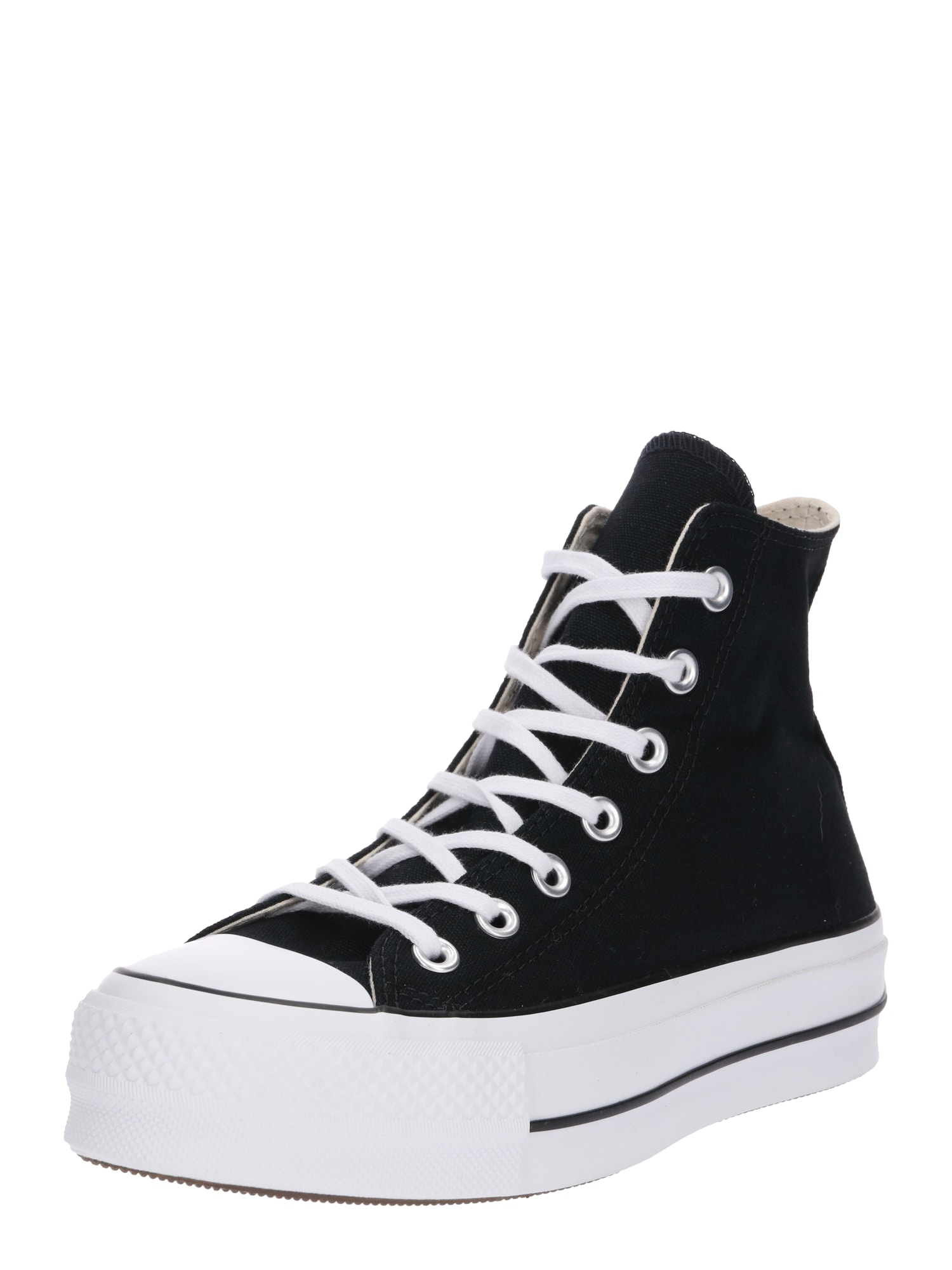 CONVERSE Korkeavartiset tennarit 'CHUCK TAYLOR ALL STAR' musta / valkoinen