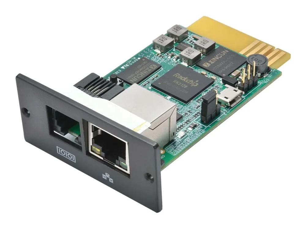 1GBPS SNMP-MODUULI UPS POWERWALKER VFI CG, CPG, CPH, C LCD, CRM, CRS, CRS, CW, RMG -JÄRJESTELMIIN