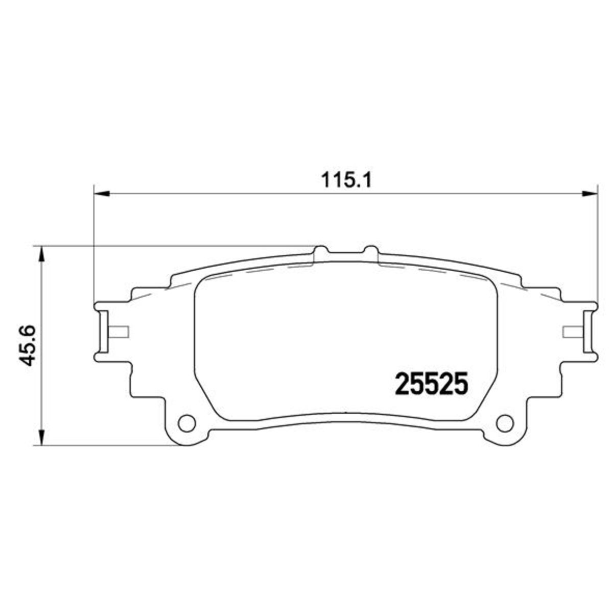 Jarrupalat, levyjarru BREMBO P 83 132