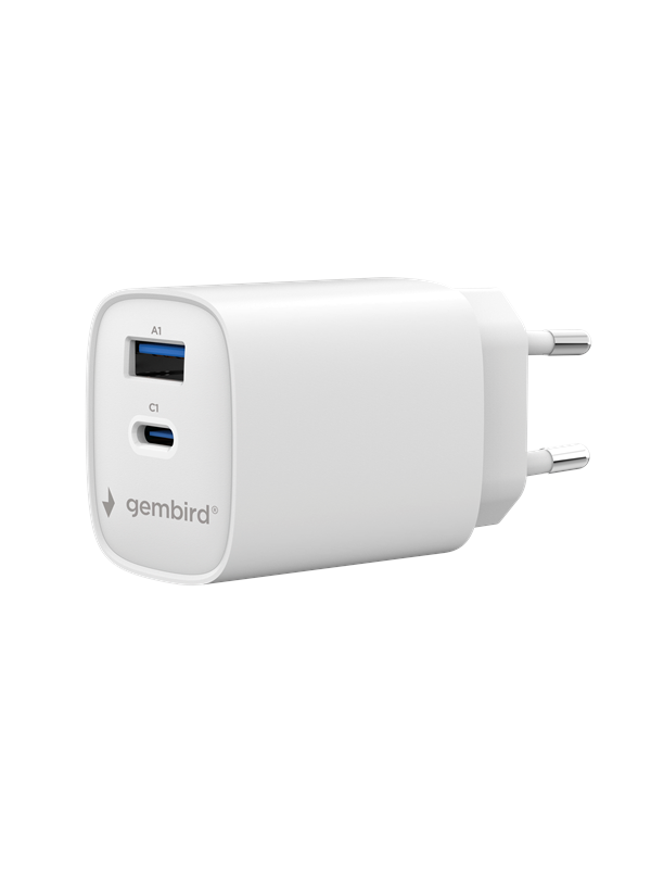 Gembird 2-porttinen 45 W USB-pikalaturi