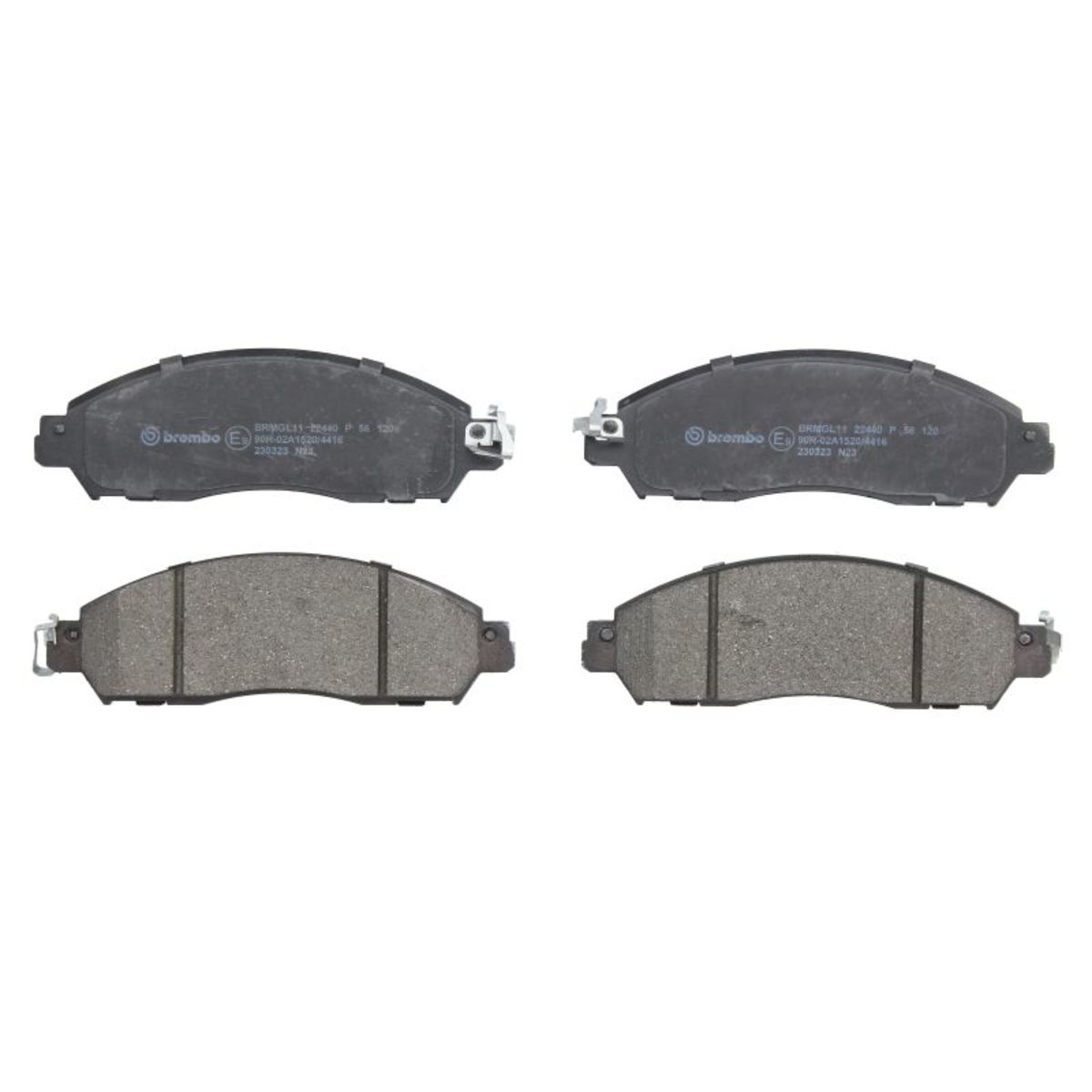 Jarrupalat, levyjarru BREMBO P 56 120