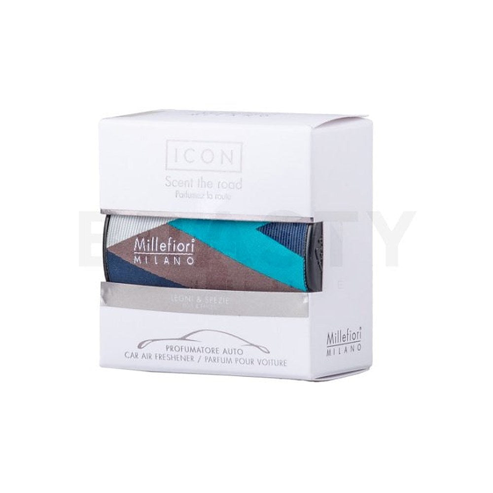 Millefiori Milano Icon Wood & Spices Geometrinen kangas auton ilmanraikastin