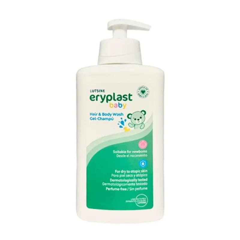 Lutsine Eryplast Vauvan geelishampoo kuivalle ja atooppiselle iholle 500 ml