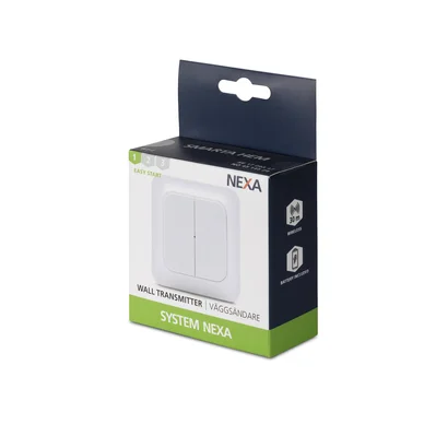 Nexa System Pro WT-2 -langaton seinäkytkinlähetin/virrankatkaisija