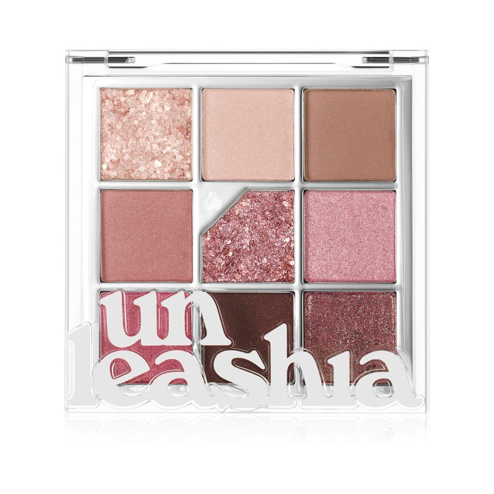 Unleashia Glitterpedia All of Dusty Rose luomiväripaletti 6,6 g